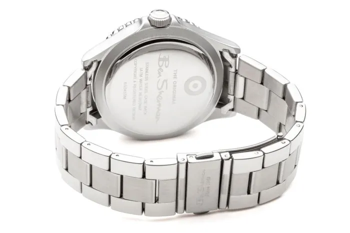 Men Ben Sherman Watches Stainless Steel Strap Watch 44mm 8211 SilverBlackSilver Men Ben Sherman Watches Stainless Steel Strap Watch 44mm 8211 SilverBlackSilver