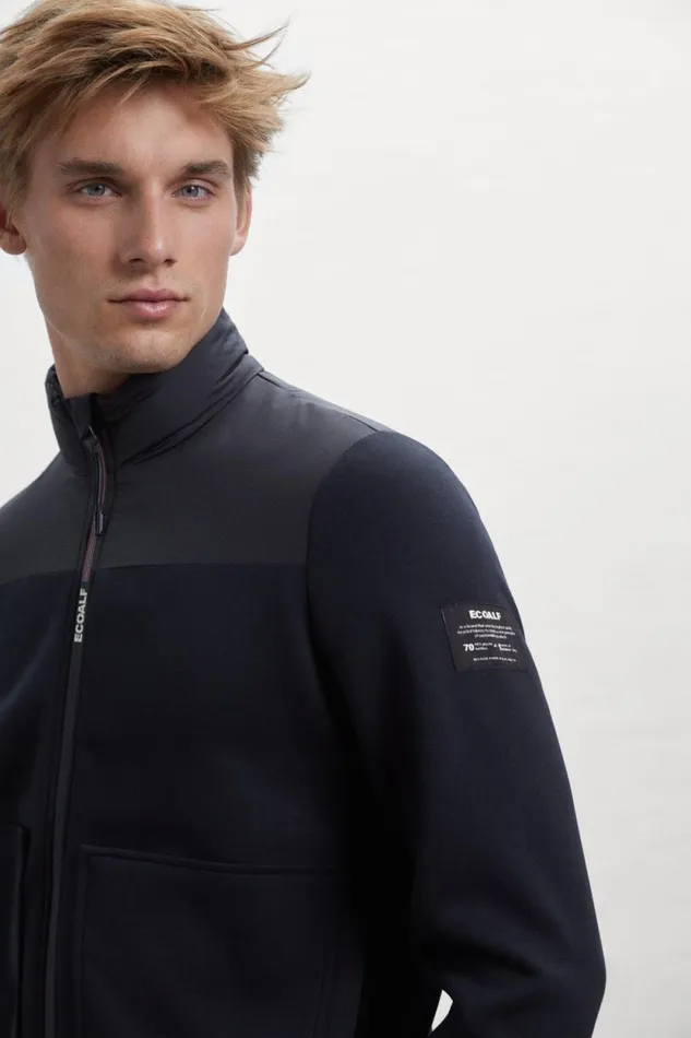 Men Black Bezea Sweatshirt Ecoalf Sweatshirts