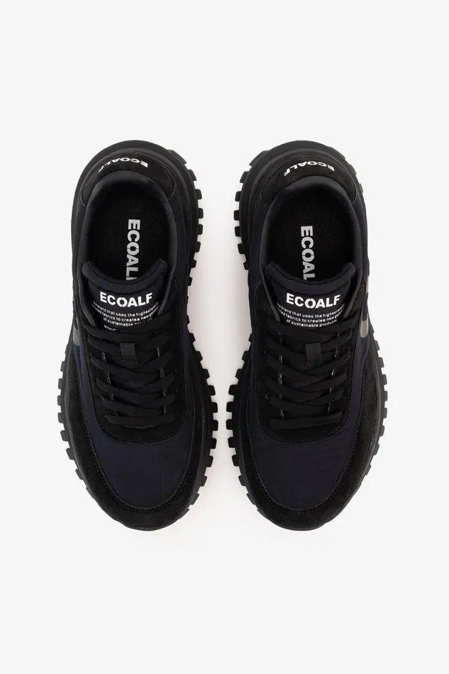 Men Black Feroe Trainers Ecoalf Sneakers