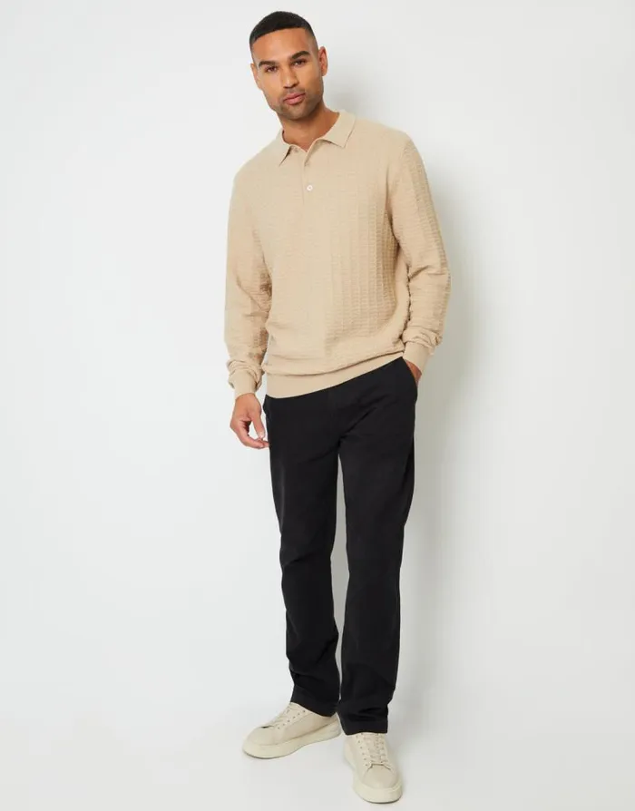 Men Black Straight Leg Stretch Canvas Trousers Threadbare Chinos Men Black Straight Leg Stretch Canvas Trousers Threadbare Chinos