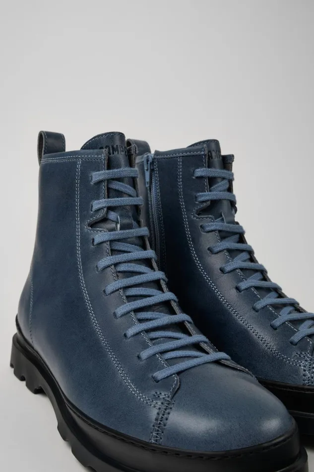 Men Brutus Medium Lace Boot Camper Ankle Boots