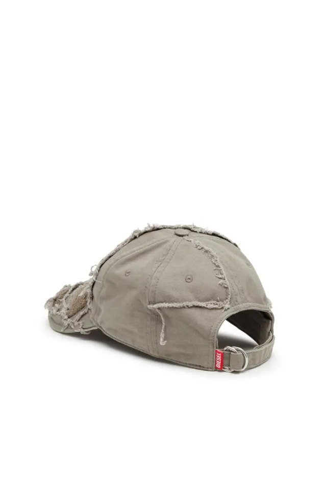 Men CObi Browngrey Diesel Caps Gloves And Scarves Men CObi Browngrey Diesel Caps Gloves And Scarves
