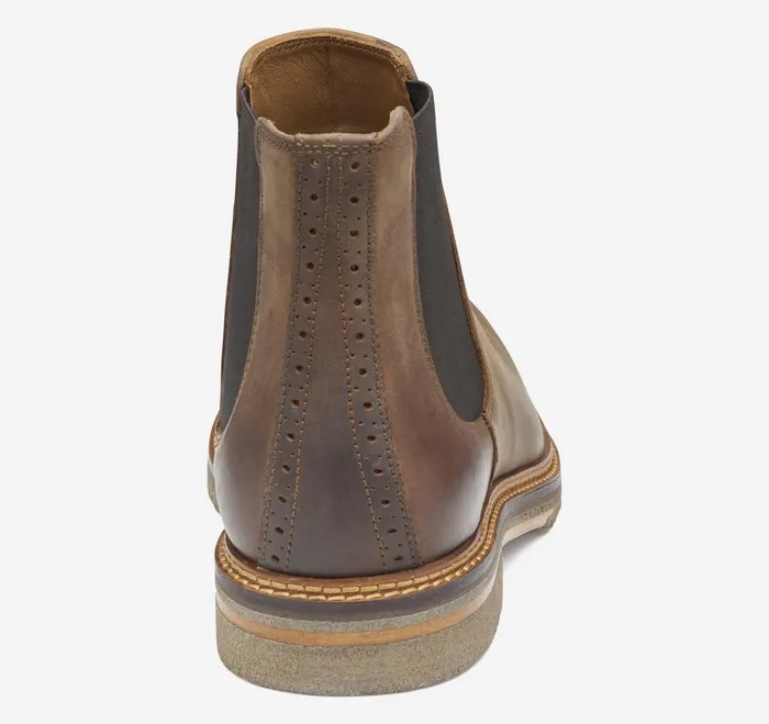 Men Calder Chelsea Boot Brown Oiled Full Grain JohnstonandMurphy SlipOns and Loafers Men Calder Chelsea Boot Brown Oiled Full Grain JohnstonandMurphy SlipOns and Loafers