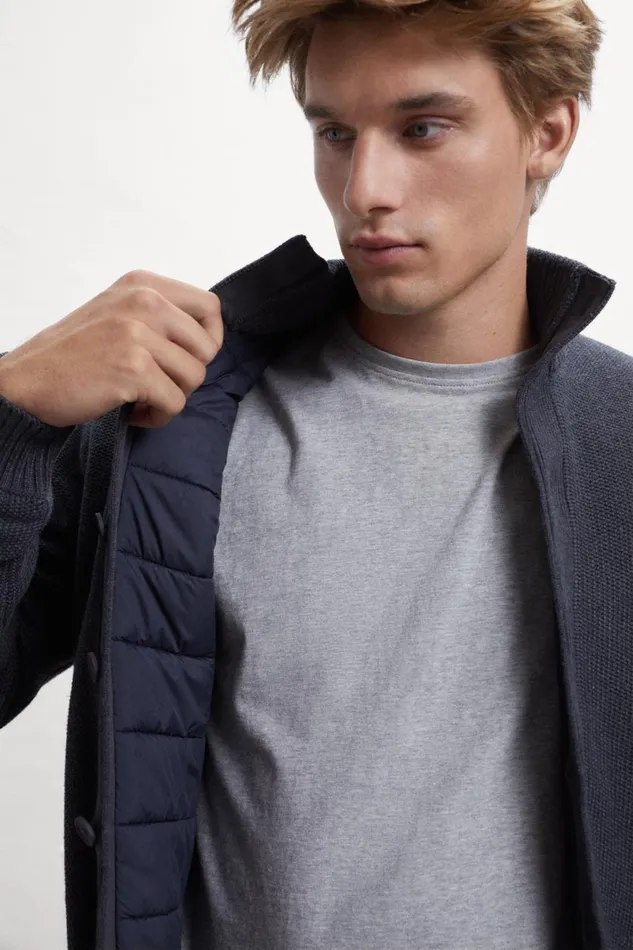 Men Caviar Troca Knitted Jumper Ecoalf Knitwear