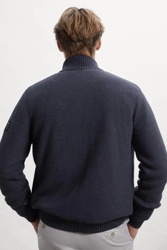 Men Caviar Troca Knitted Jumper Ecoalf Knitwear
