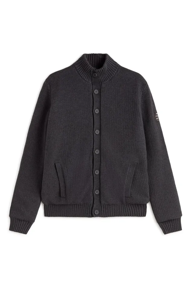 Men Caviar Troca Knitted Jumper Ecoalf Knitwear