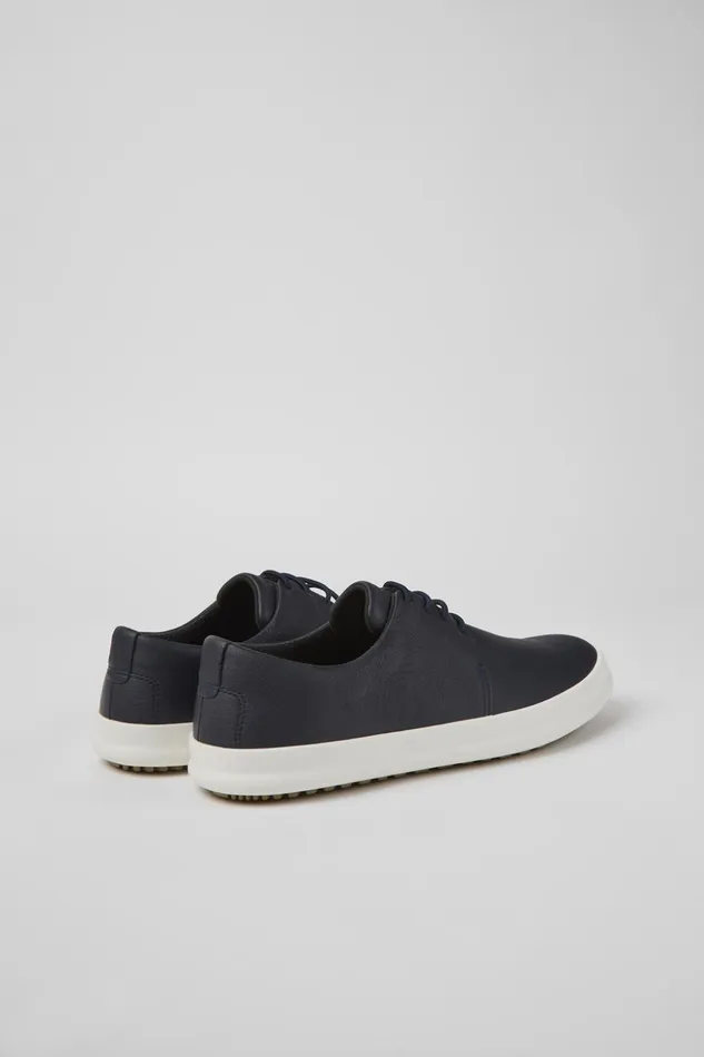 Men Chasis Blue Leather Shoes Camper Casual Shoes Men Chasis Blue Leather Shoes Camper Casual Shoes