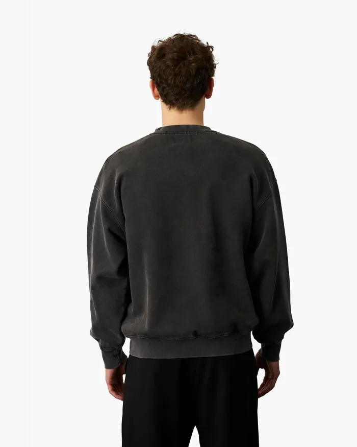 Men Crewneck Sweatshirts Colorful Standard Organic Oversized Crew Sahara Camel