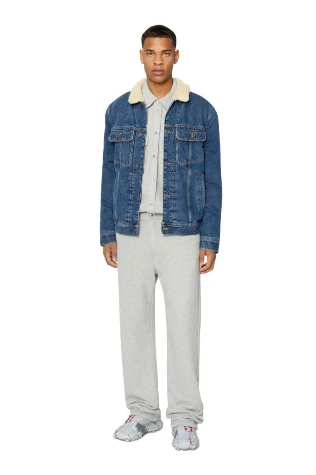 Men DBarcyT Medium Blue Diesel Outerwear And Jackets