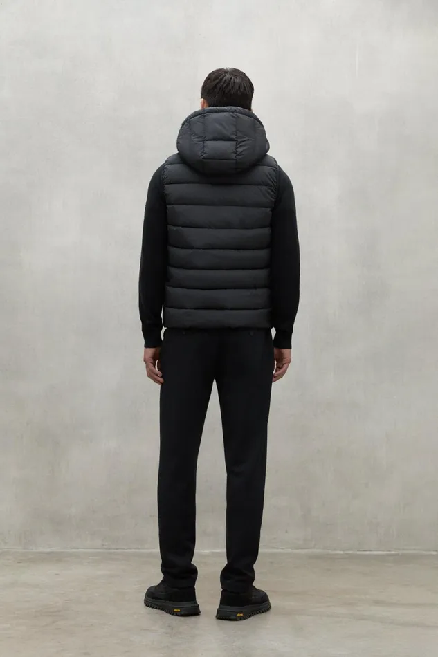 Men Dark Grey Aoraki Waistcoat Ecoalf Coats And Jackets