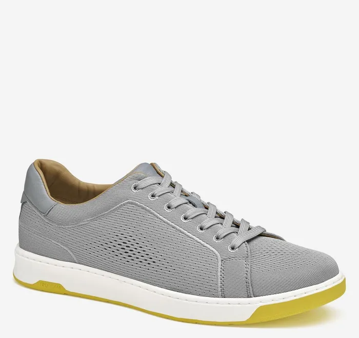 Men Daxton Knit LaceUp Gray Knit JohnstonandMurphy LaceUps
