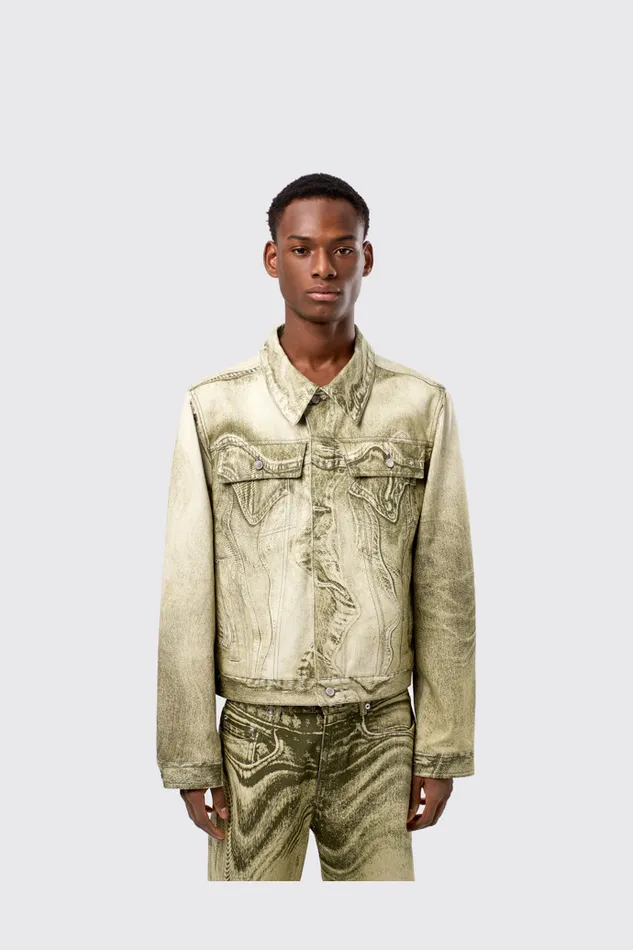 Men Denim Jacket BlackGreen Denim Jacket Camper Denim Men Denim Jacket BlackGreen Denim Jacket Camper Denim