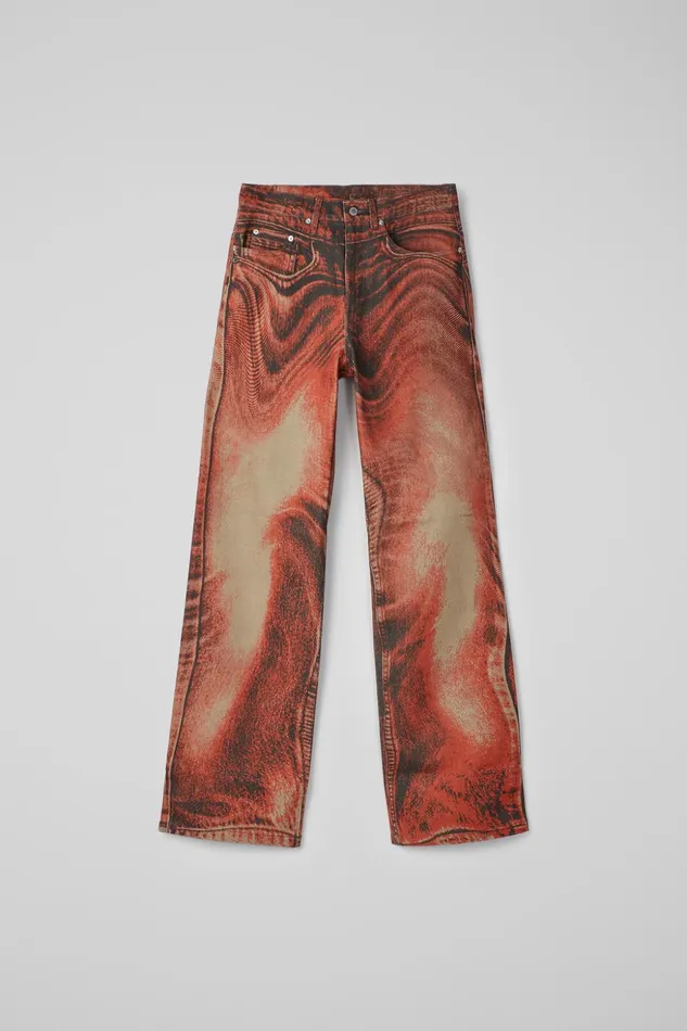 Men Denim Jeans Burnt Orange Denim Jeans Camper Denim Men Denim Jeans Burnt Orange Denim Jeans Camper Denim
