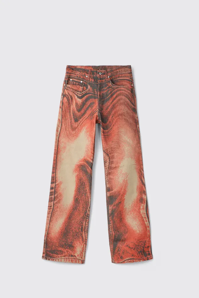 Men Denim Jeans Burnt Orange Denim Jeans Camper Denim Men Denim Jeans Burnt Orange Denim Jeans Camper Denim