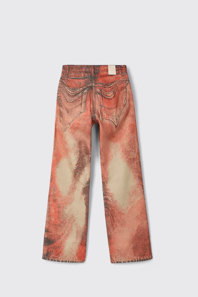 Men Denim Jeans Burnt Orange Denim Jeans Camper Denim Men Denim Jeans Burnt Orange Denim Jeans Camper Denim
