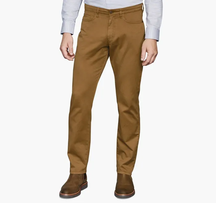 Men FivePocket Pants Camel JohnstonandMurphy Pants and Jeans