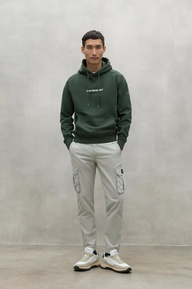 Men Green Barca Sweatshirt Ecoalf Sweatshirts