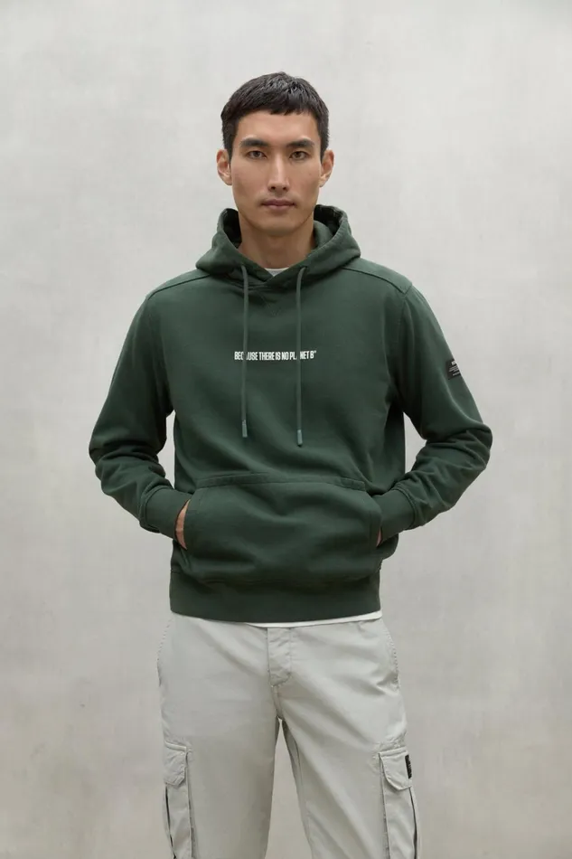 Men Green Barca Sweatshirt Ecoalf Sweatshirts