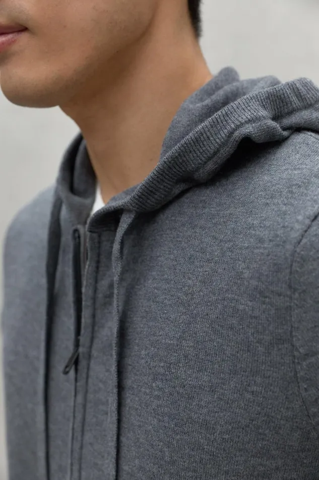 Men Grey Carpe Sweater Ecoalf Knitwear