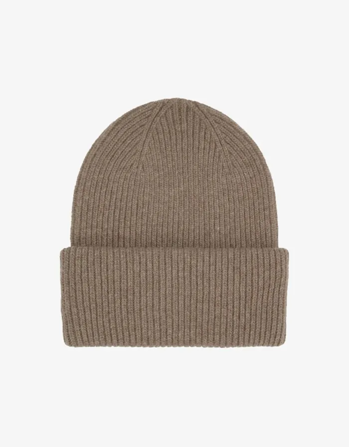 Men Hats Colorful Standard Merino Wool Hat Warm Taupe