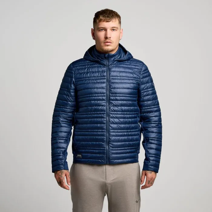 Men Hurricane Insulated Jacket Navy Saucony Jackets