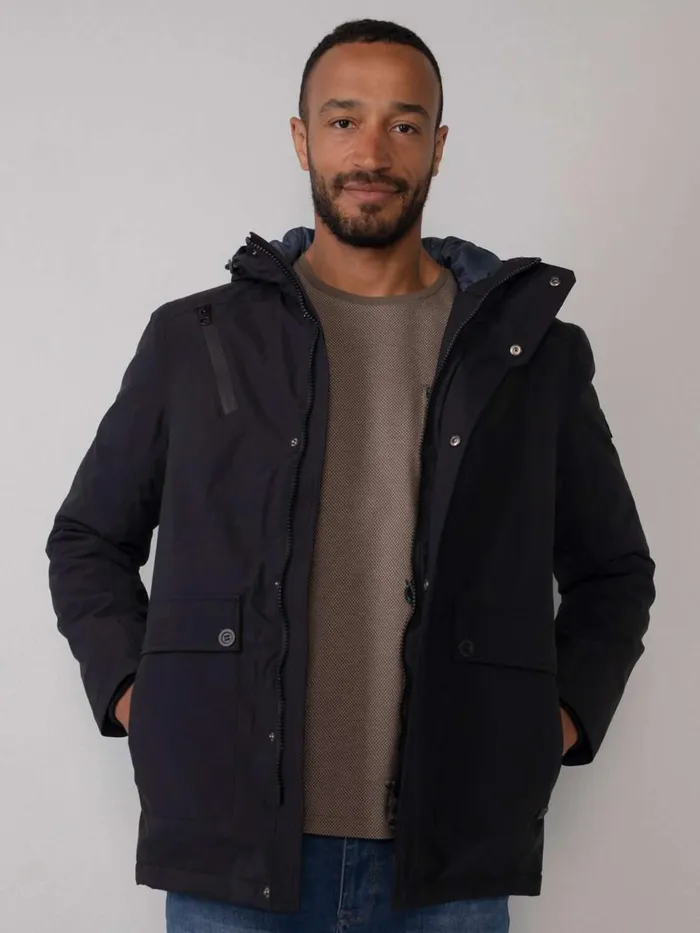 Men Jackets Petrol Industries Parka Black