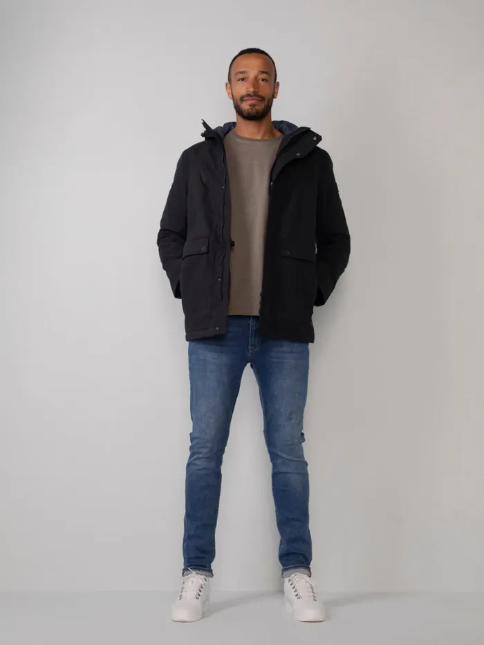 Men Jackets Petrol Industries Parka Black