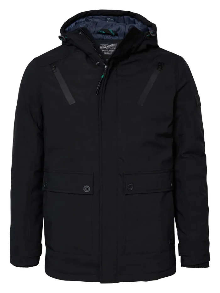 Men Jackets Petrol Industries Parka Black