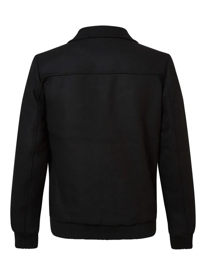 Men Jackets Petrol Industries Wool Jacket Black