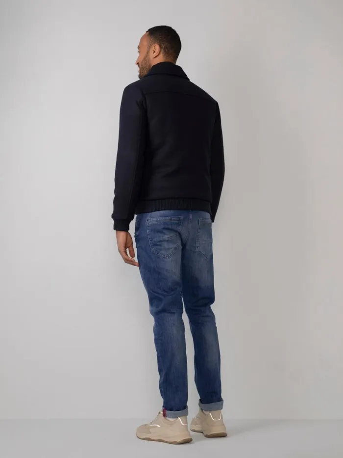 Men Jackets Petrol Industries Wool Jacket Dark Navy