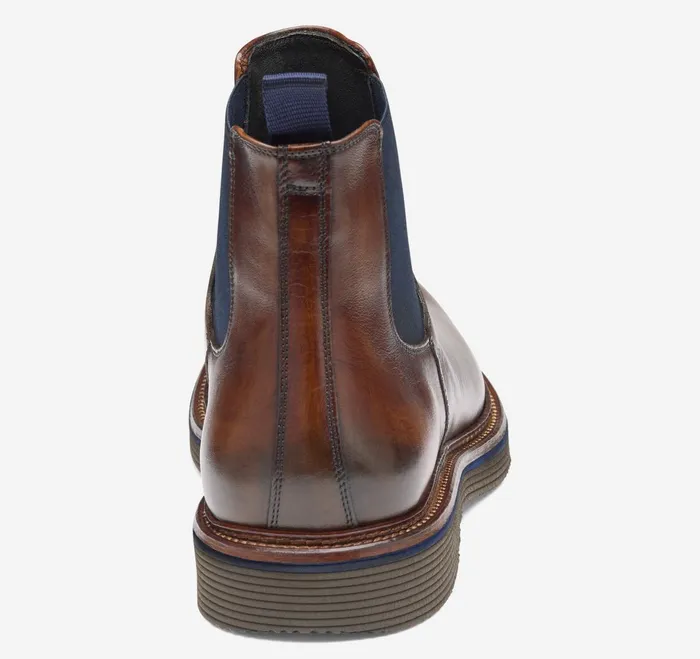 Men Jenson Chelsea Boot Brown Handstained Calfskin JohnstonandMurphy SlipOns and Loafers Men Jenson Chelsea Boot Brown Handstained Calfskin JohnstonandMurphy SlipOns and Loafers