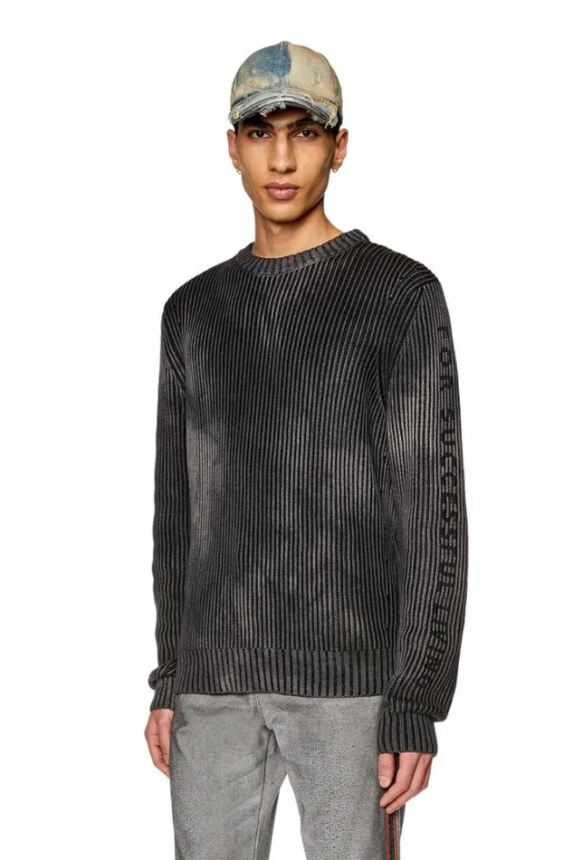 Men KAlimnia Black Diesel Knitwear Men KAlimnia Black Diesel Knitwear