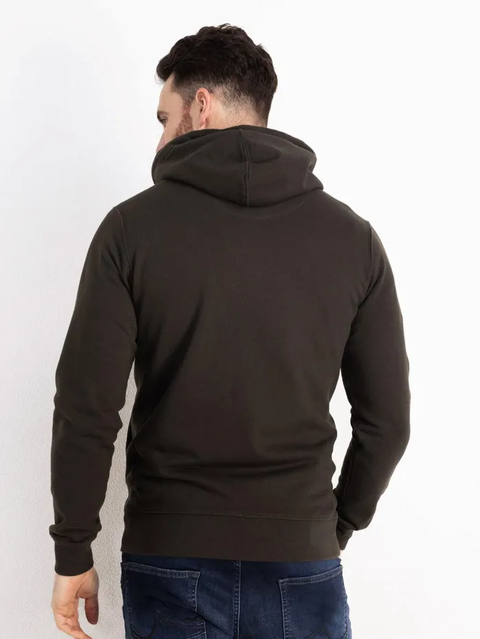 Men Knits and Sweats Petrol Industries Essential Zip Hoodie Forest