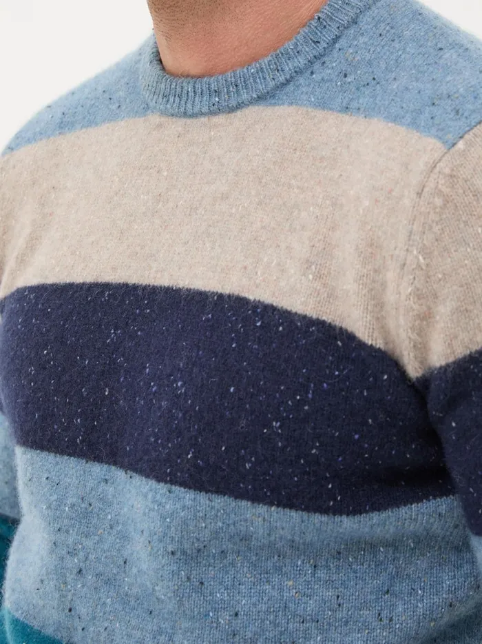 Men Knitwear Fat Face Navy Lambswool Knitted Crew Jumper Men Knitwear Fat Face Navy Lambswool Knitted Crew Jumper
