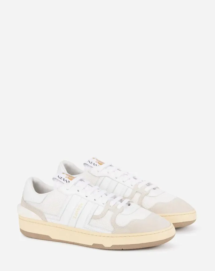 Men Lanvin Sneakers Clay Mesh Sneakers White Men Lanvin Sneakers Clay Mesh Sneakers White