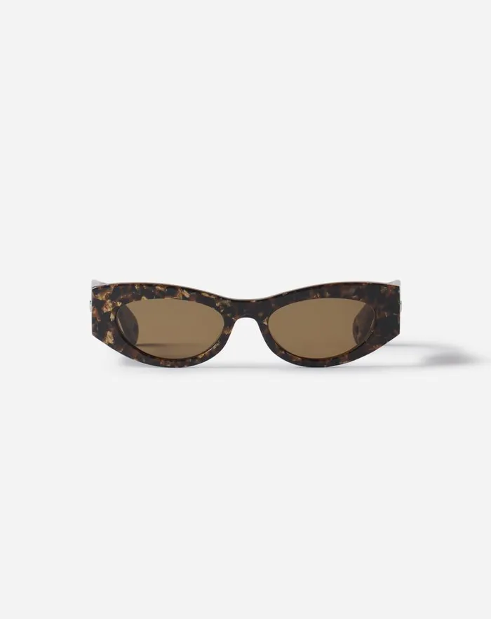 Men Lanvin Sunglasses Lanvin Logo Sunglasses Goldbrown