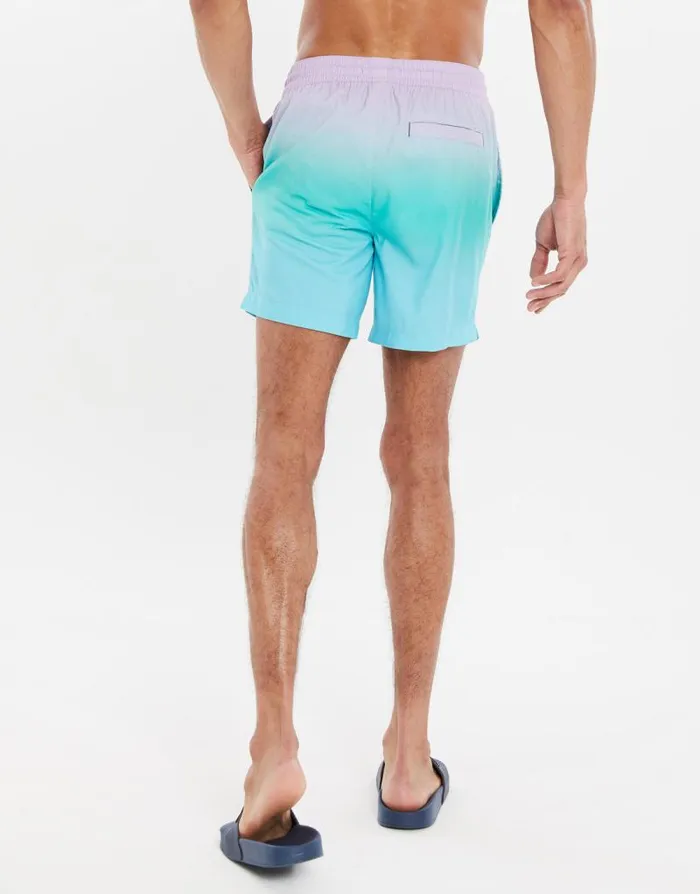 Men Lavender Ombr Swim Shorts Threadbare Swim Shorts Men Lavender Ombr Swim Shorts Threadbare Swim Shorts