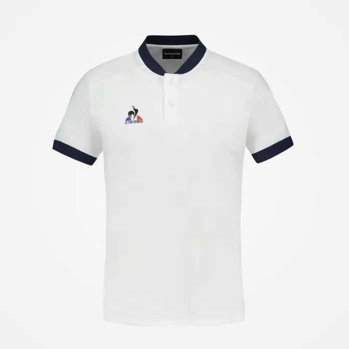 Men Le Coq Sportif Polos Shirts Tennis Polo Shirt New Optical Whitedress Blues Men Le Coq Sportif Polos Shirts Tennis Polo Shirt New Optical Whitedress Blues