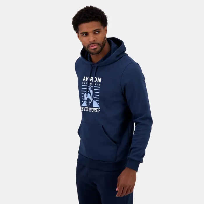 Men Le Coq Sportif Sweatshirts Aviron Bayonnais Hoodie