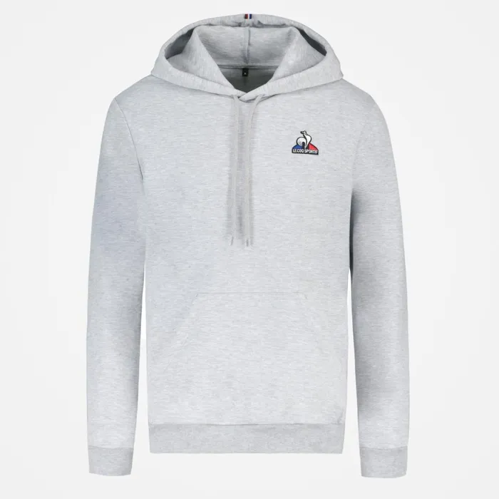 Men Le Coq Sportif Sweatshirts Essentiels Hoodie Gris Chin Clair Men Le Coq Sportif Sweatshirts Essentiels Hoodie Gris Chin Clair