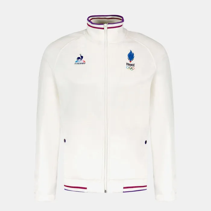 Men Le Coq Sportif Sweatshirts France039s Olympic Team ZipUp Sweatshirtshirt