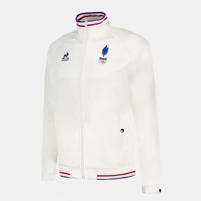 Men Le Coq Sportif Sweatshirts France039s Olympic Team ZipUp Sweatshirtshirt