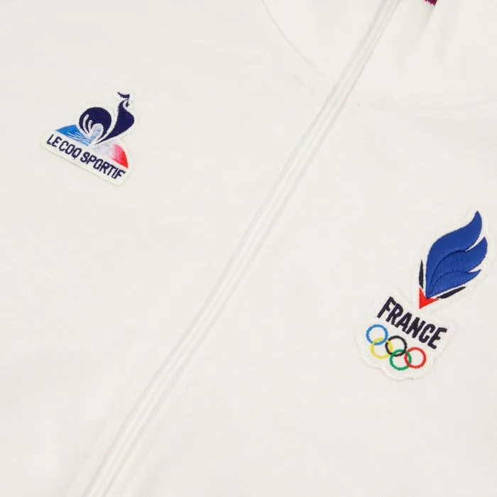 Men Le Coq Sportif Sweatshirts France039s Olympic Team ZipUp Sweatshirtshirt