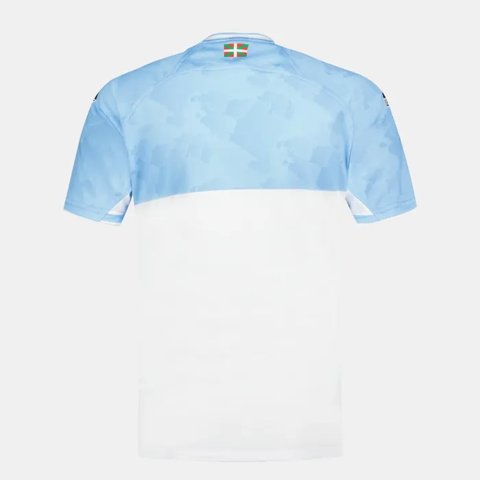 Men Le Coq Sportif Tshirts And Tops Aviron Bayonnais 8211 Match Outfit TShirt Fly Bluenew Optical White