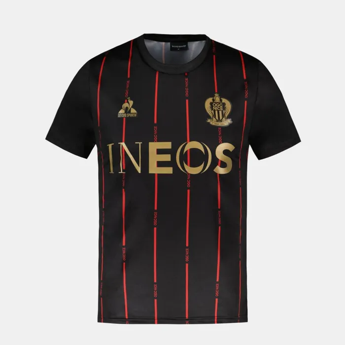Men Le Coq Sportif Tshirts And Tops OGC Nice 8211 Match Outfit Jersey