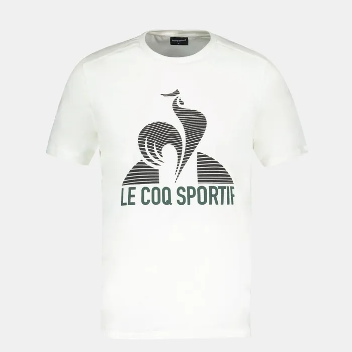 Men Le Coq Sportif Tshirts And Tops Tennis TShirt Marshmallowscarabblack