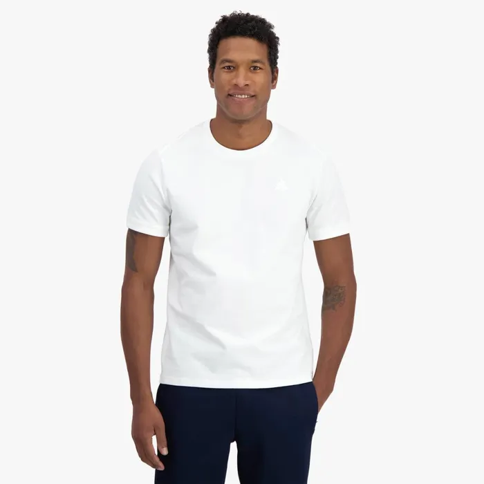 Men Le Coq Sportif Tshirts And Tops Ton Sur Ton TShirt New Optical White