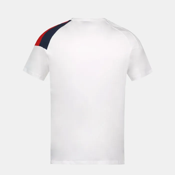 Men Le Coq Sportif Tshirts And Tops Tricolore Tshirt Homme New Optical White