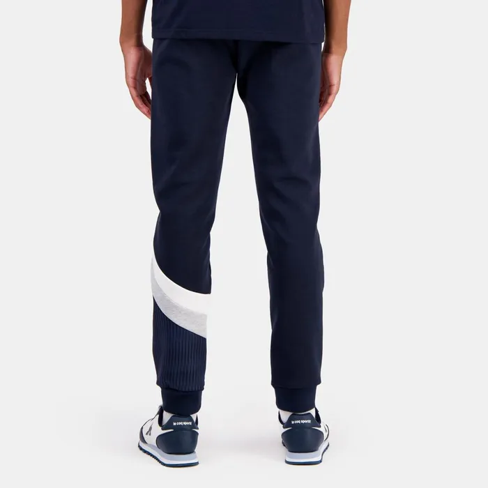 Men Le Coq Sportif Trousers And Joggers Hritage Pantalon Slim Bleu Marine Homme