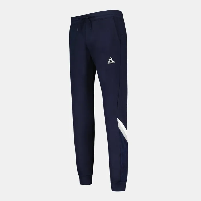 Men Le Coq Sportif Trousers And Joggers Hritage Pantalon Slim Bleu Marine Homme